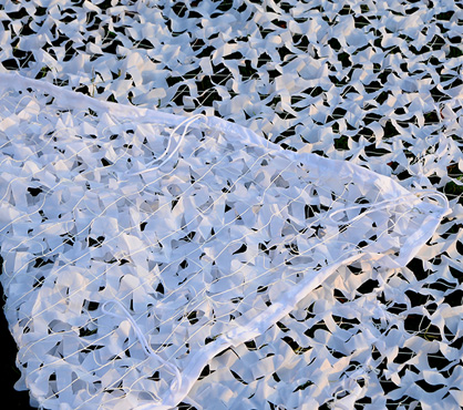 白色純色偽裝網